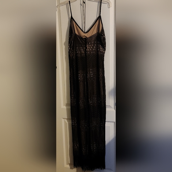 Frederick's of Hollywood Crochet stretchy Dress XL with drawstring purse - Picture 2 of 5